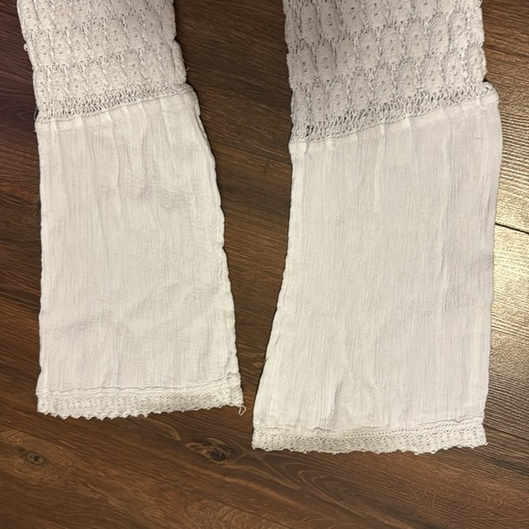 White lace beach pants - Picture 7 of 9